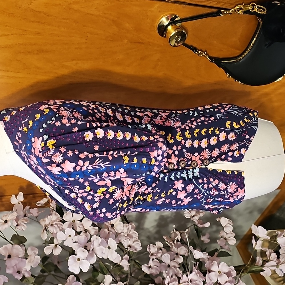 Anthropologie Meadow Rue Wrap Top - Picture 3 of 11